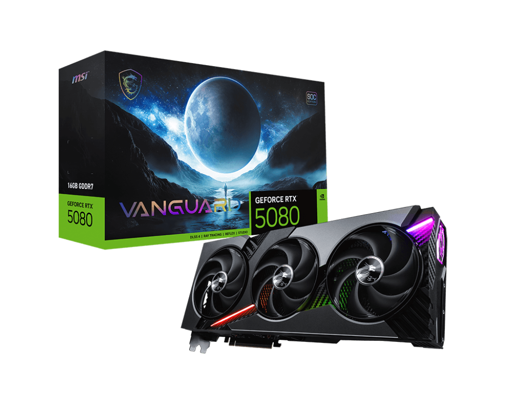 MSI GeForce RTX 5080 16G VANGUARD SOC