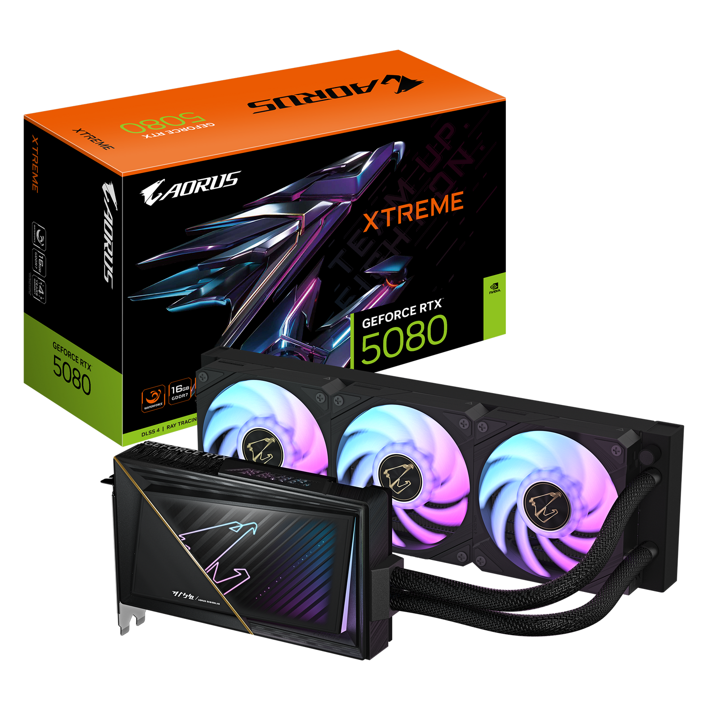 AORUS GeForce RTX 5080 XTREME WATERFORCE 16G