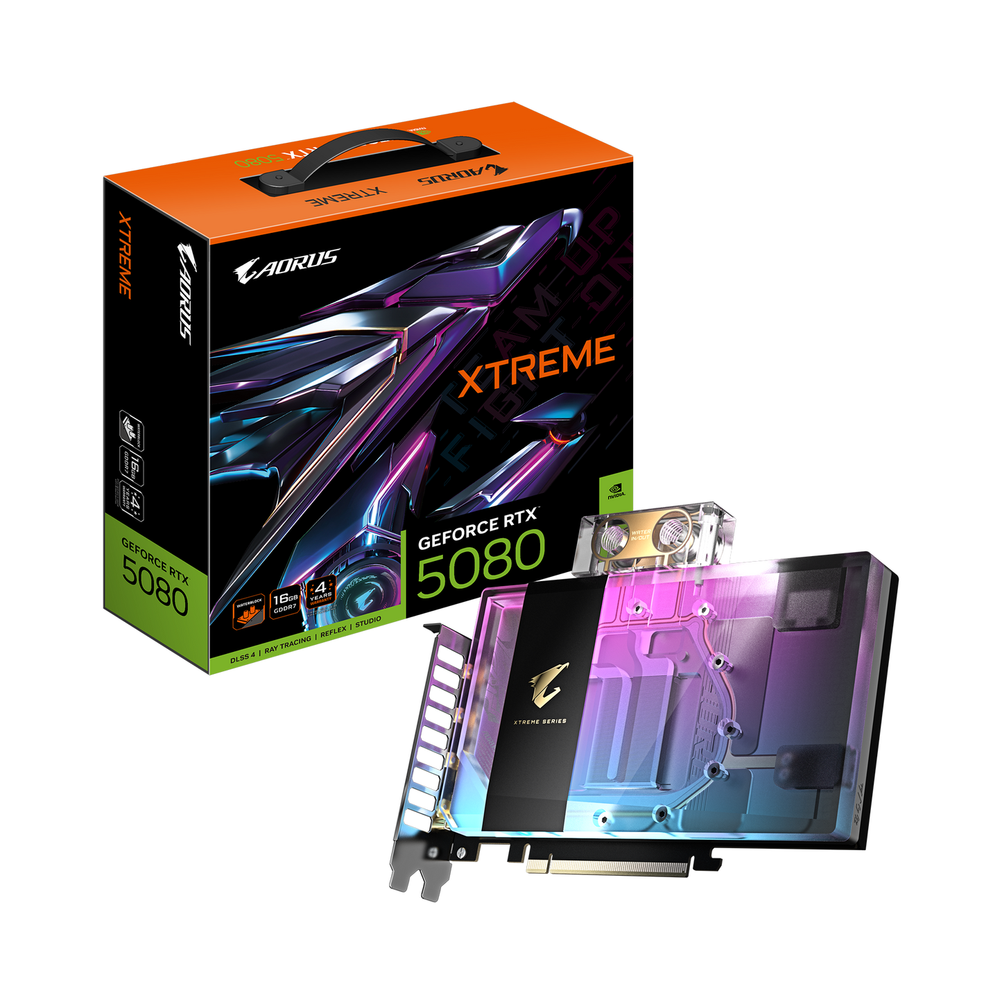 AORUS GeForce RTX 5080 XTREME WATERFORCE WB 16G