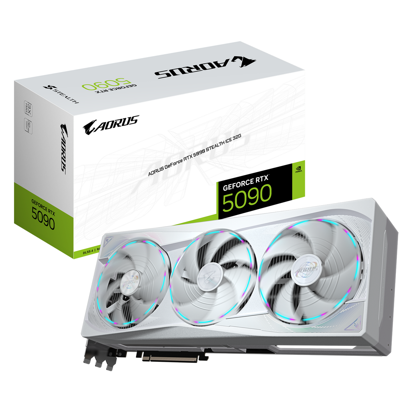 AORUS GeForce RTX 5090 STEALTH ICE 32G