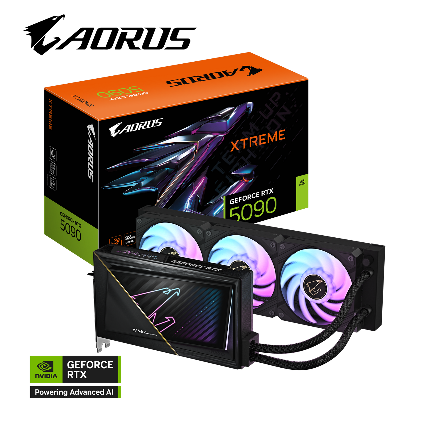 AORUS GeForce RTX 5090 XTREME WATERFORCE 32G