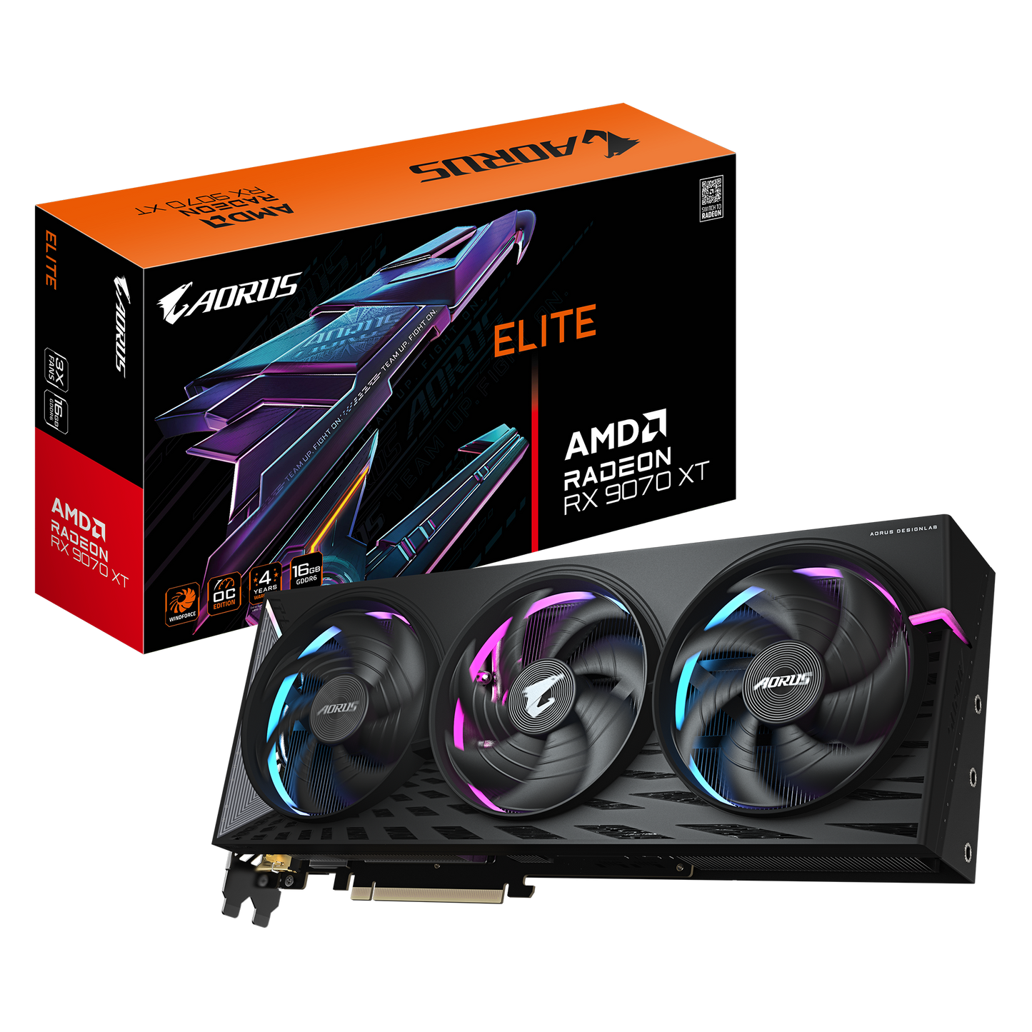 AORUS Radeon RX 9070 XT ELITE 16G