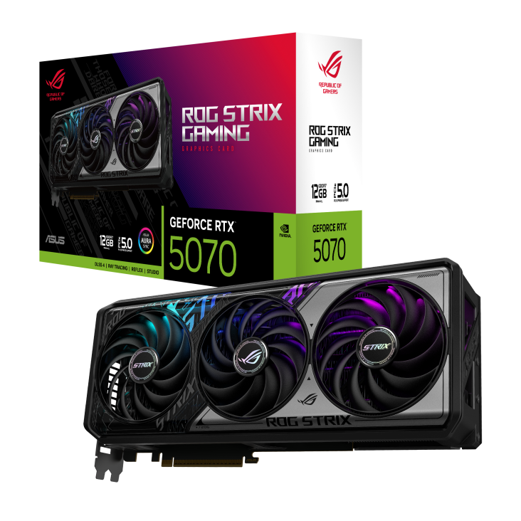 ROG Strix GeForce RTX 5070 – 12GB GDDR7