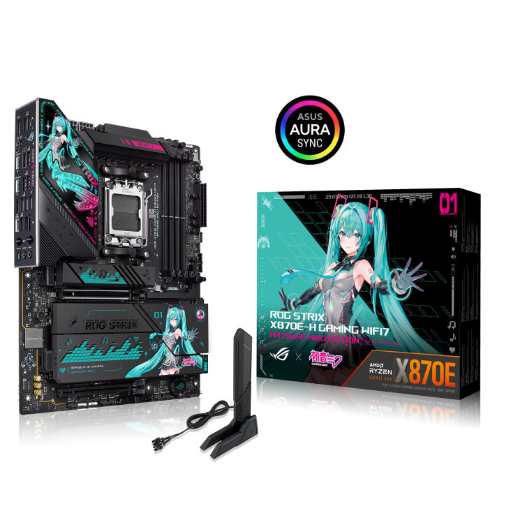 ROG STRIX X870E-H GAMING WIFI7 HATSUNE MIKU EDITION