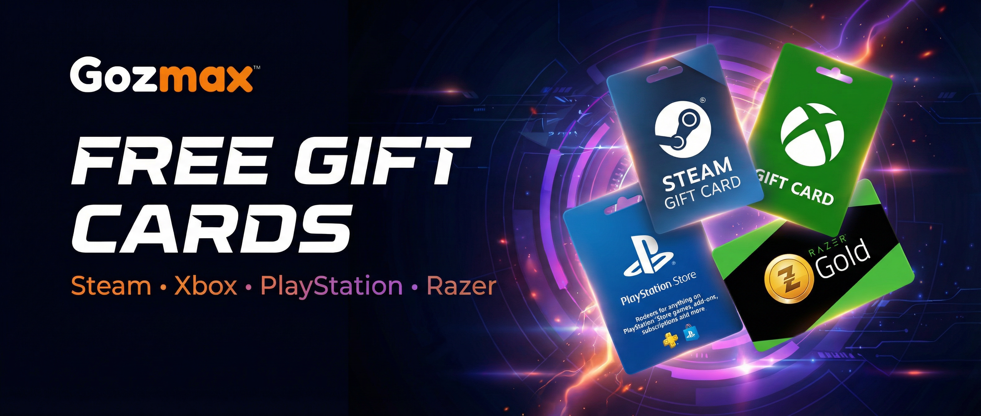 Free Gift Cards at Gozmax – Honest Rewards for Our Gaming Community