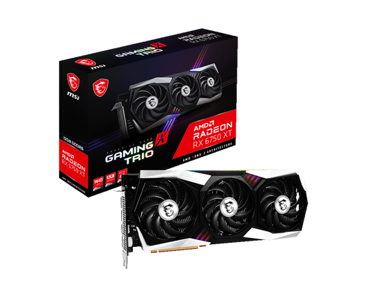 MSI Radeon RX 6750 XT GAMING X TRIO 12G