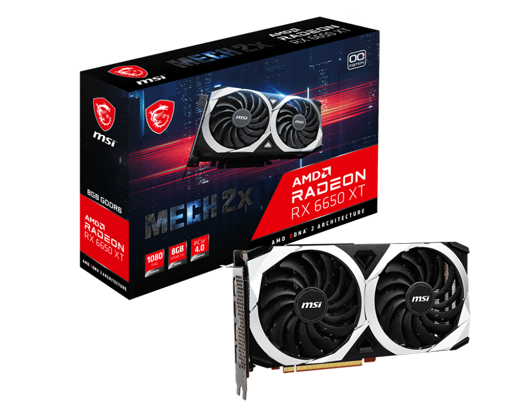 MSI Radeon RX 6650 XT MECH 2X 8G OC