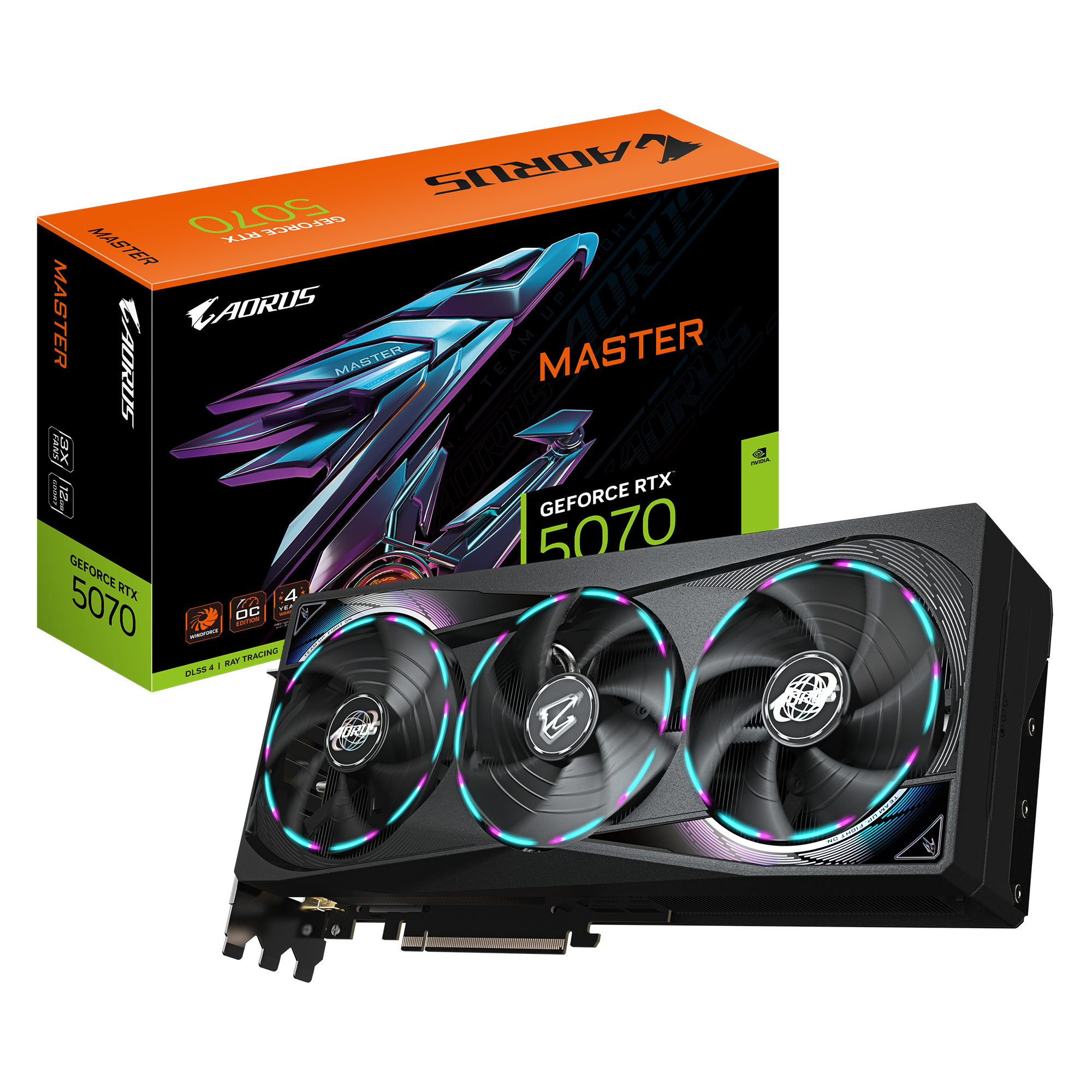 AORUS GeForce RTX 5070 MASTER 12G