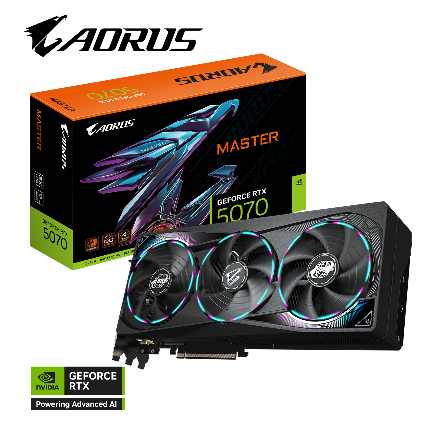 AORUS GeForce RTX 5070 MASTER 12G