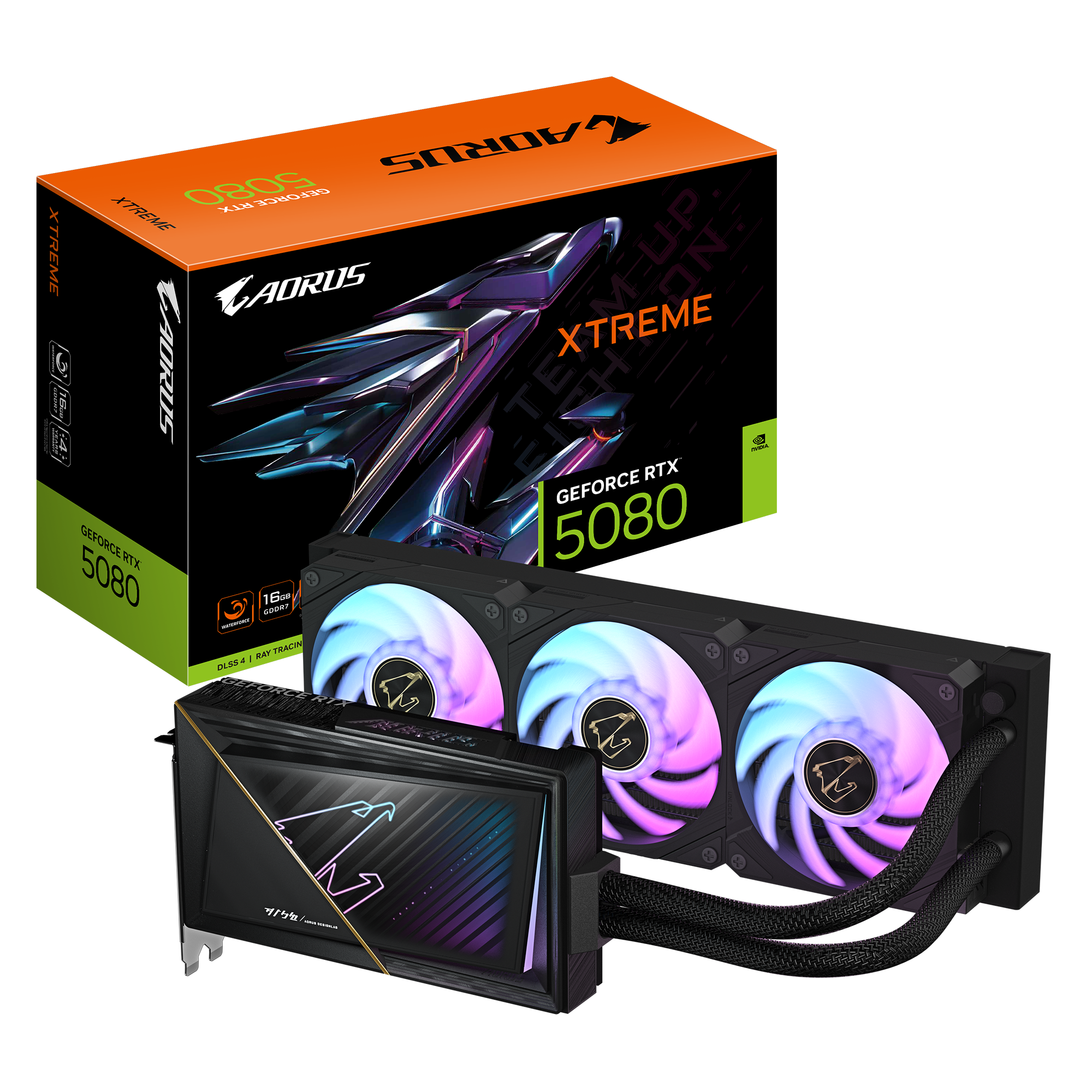 AORUS GeForce RTX 5080 XTREME WATERFORCE 16G