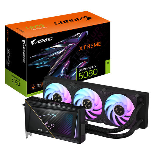 AORUS GeForce RTX 5080 XTREME WATERFORCE 16G