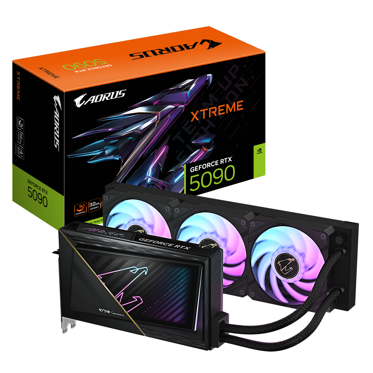 AORUS GeForce RTX 5090 XTREME WATERFORCE 32G
