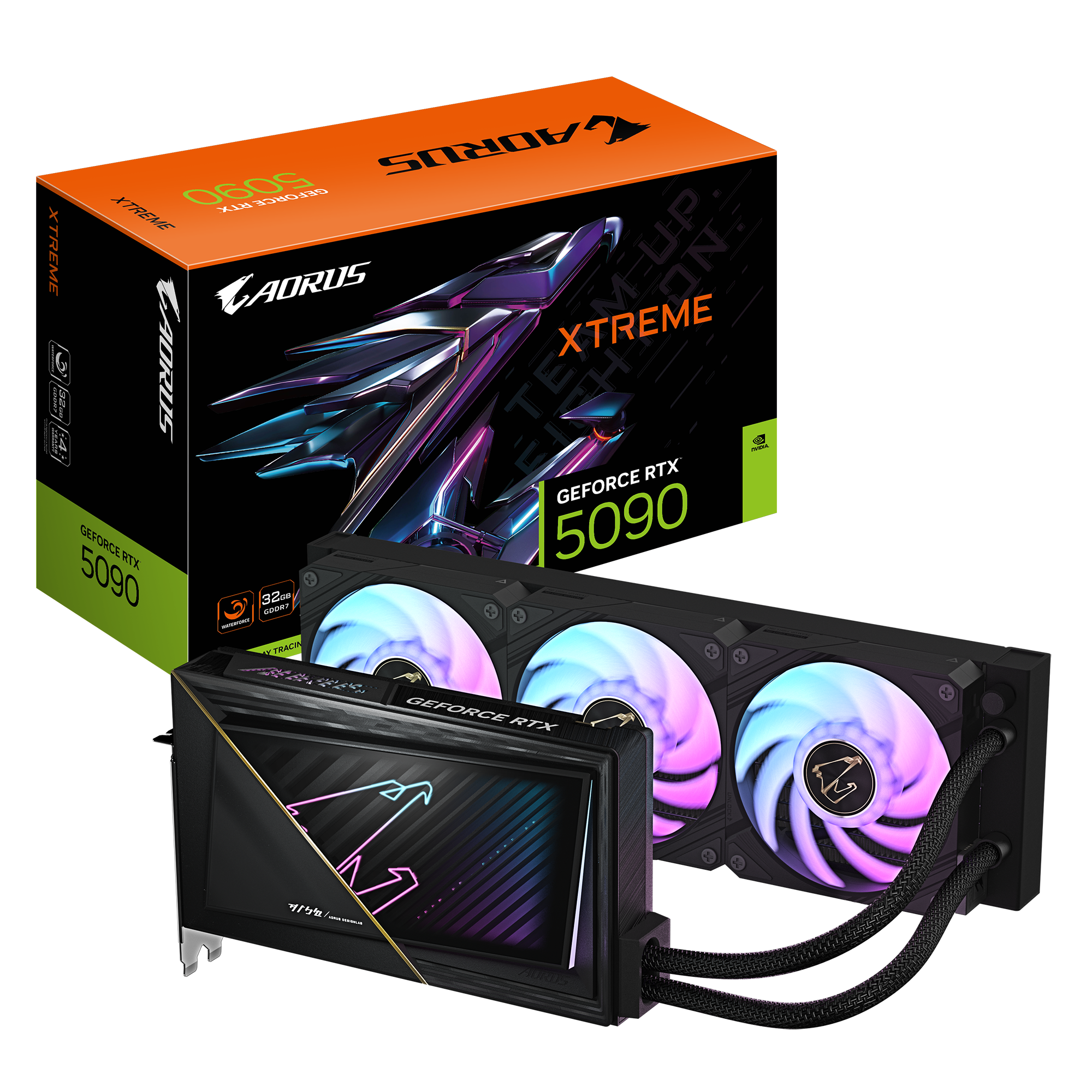 AORUS GeForce RTX 5090 XTREME WATERFORCE 32G