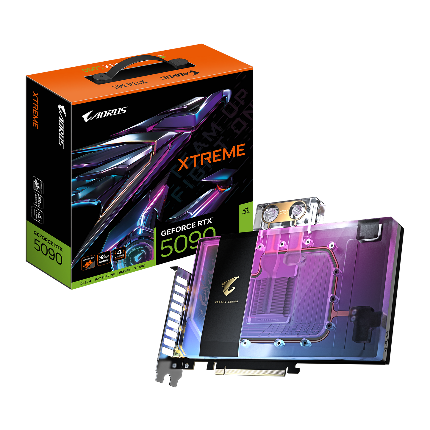 AORUS GeForce RTX 5090 XTREME WATERFORCE WB 32G