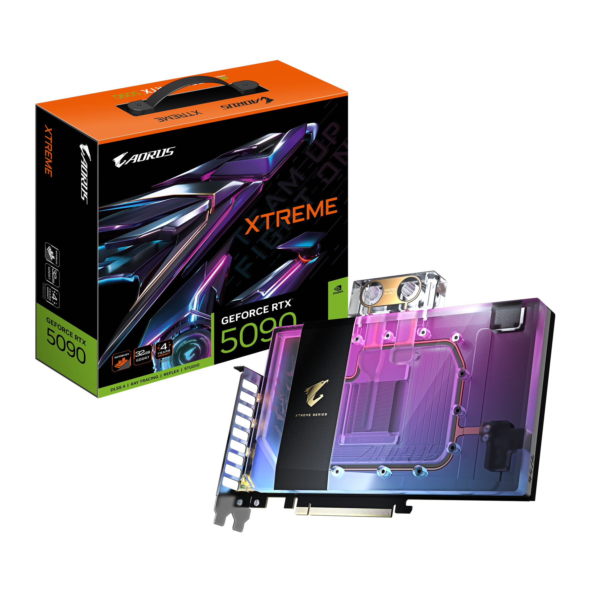 AORUS GeForce RTX 5090 XTREME WATERFORCE WB 32G