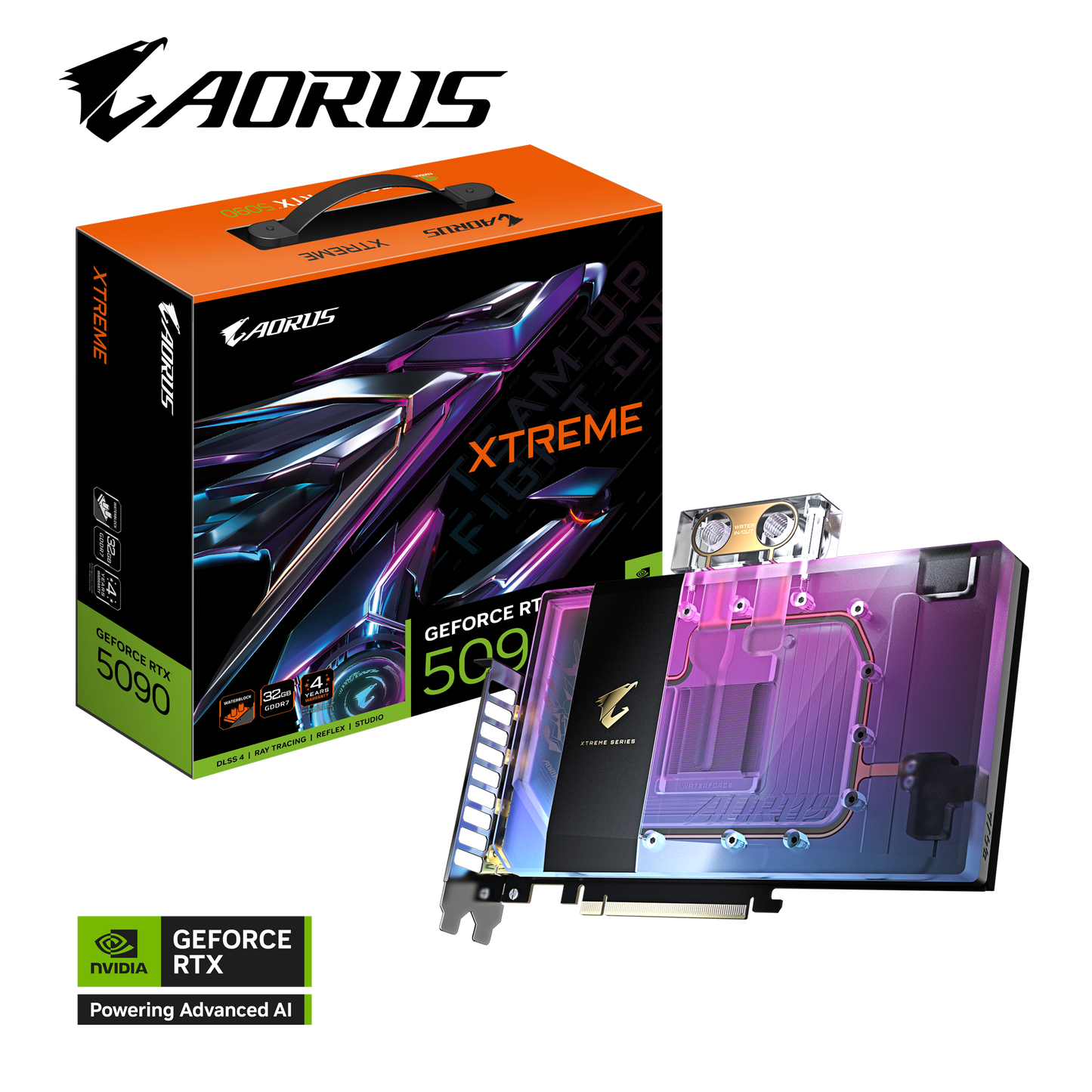 AORUS GeForce RTX 5090 XTREME WATERFORCE WB 32G