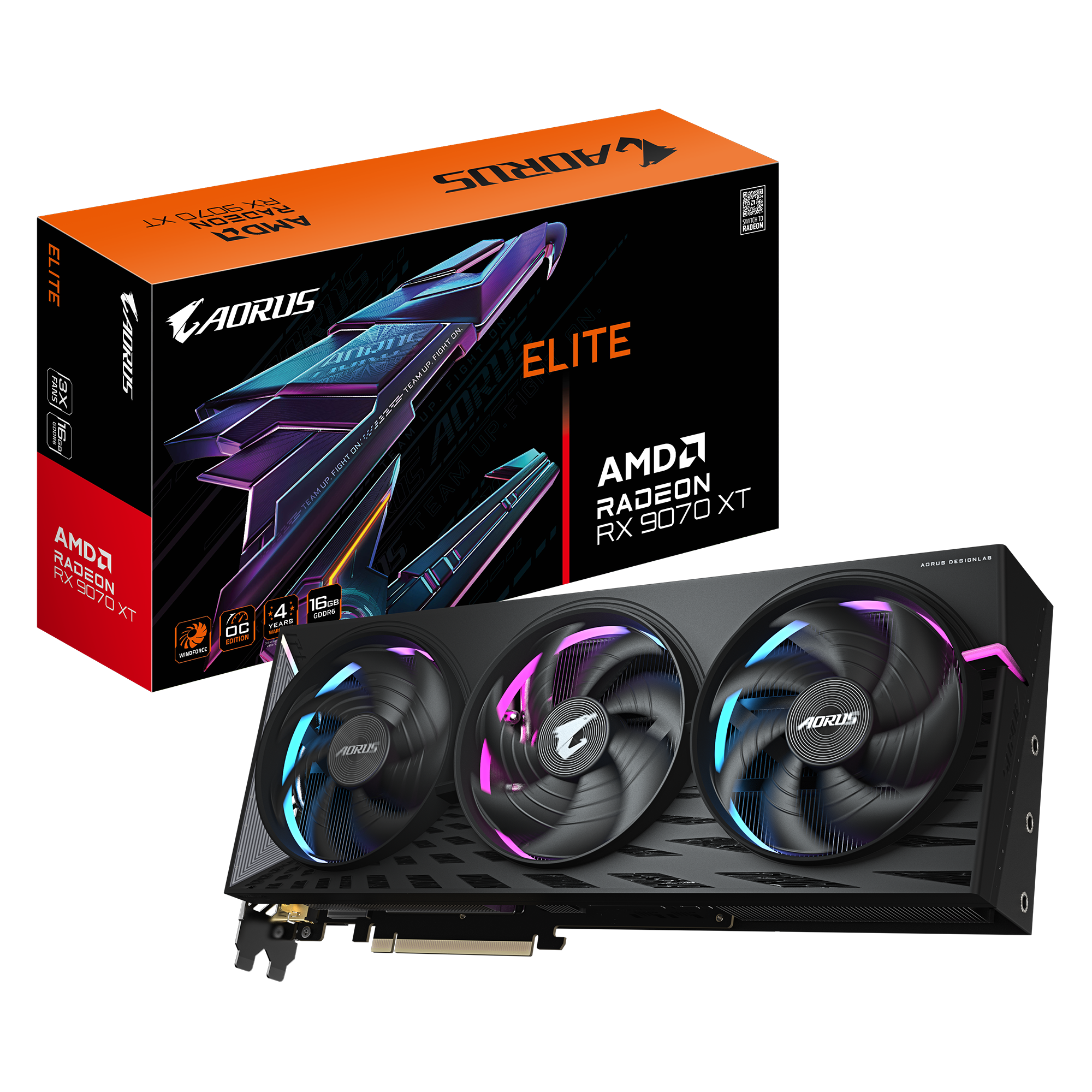 AORUS Radeon RX 9070 XT ELITE 16G