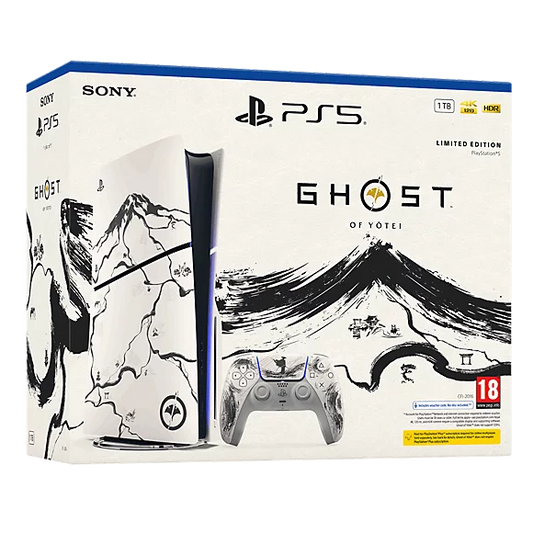 PlayStation®5 Console - Ghost of Yotei™ Black Limited Edition Bundle (model group - slim)*