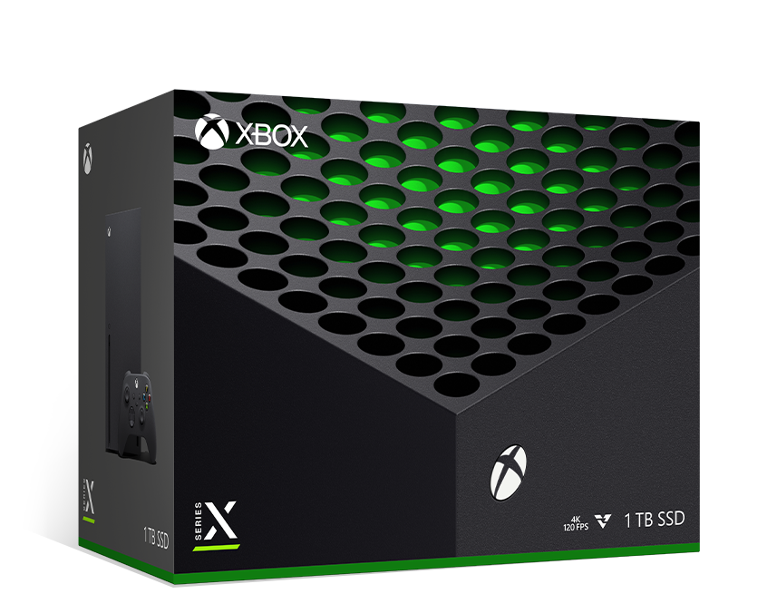 Xbox Series X – 1 TB (Disc Drive, Carbon Black)