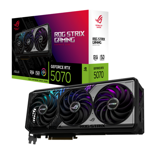 ROG Strix GeForce RTX 5070 – 12GB GDDR7