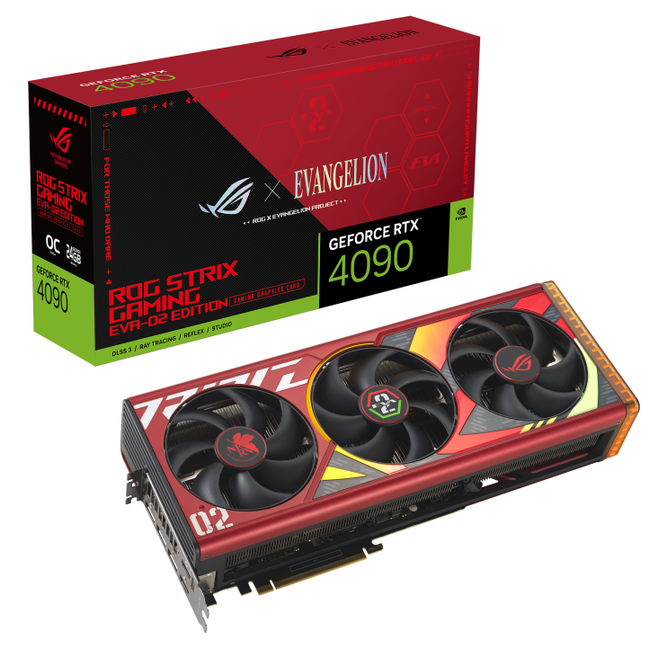 ROG Strix GeForce RTX 4090 OC – EVA-02 Edition (24GB GDDR6X)
