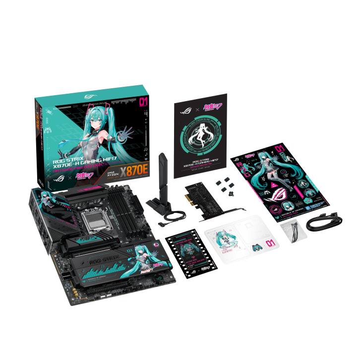 ROG STRIX X870E-H GAMING WIFI7 HATSUNE MIKU EDITION