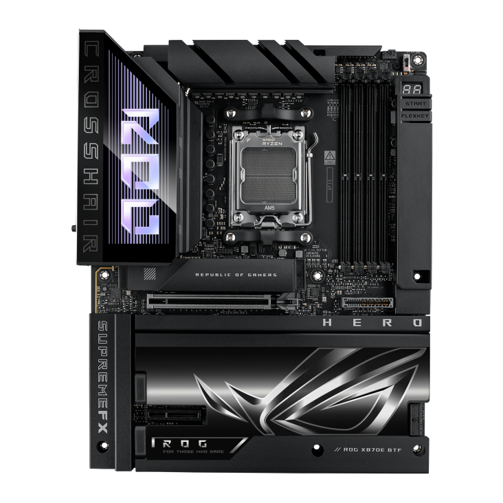 ASUS ROG Crosshair X870E Hero BTF (AM5, DDR5, PCIe 5.0)